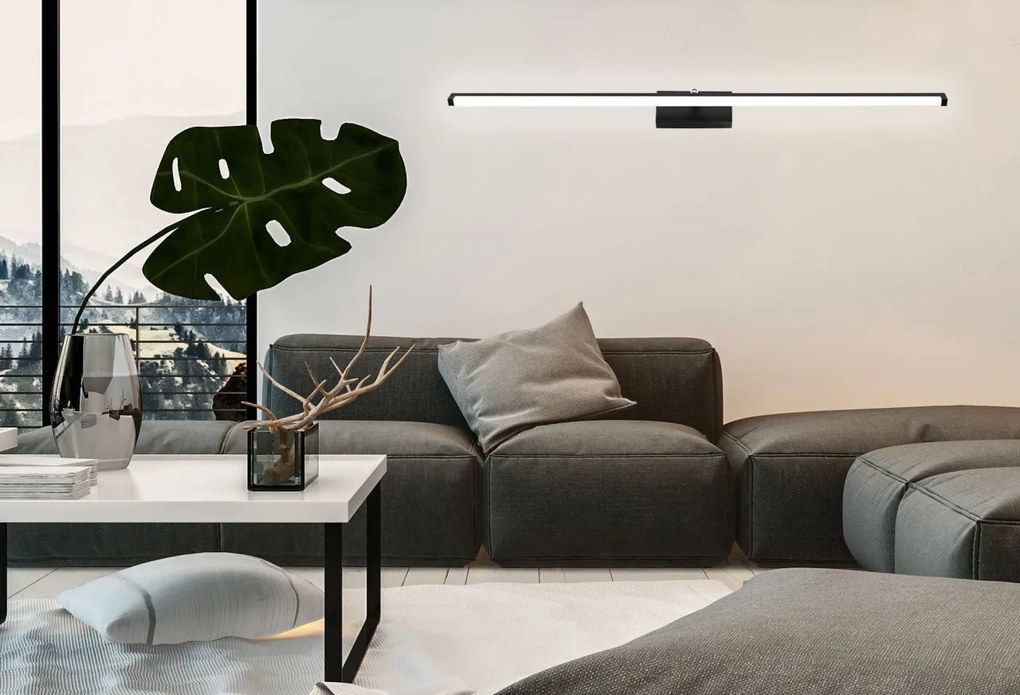 Aplica LED pentru oglinda 20W 100CM APP375-1W neagra