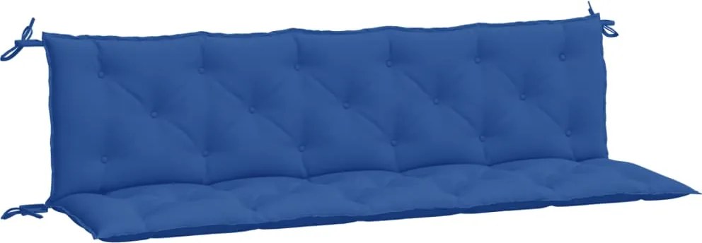 vidaXL Perne bancă de grădină 2 buc., albastru, țesătură oxford