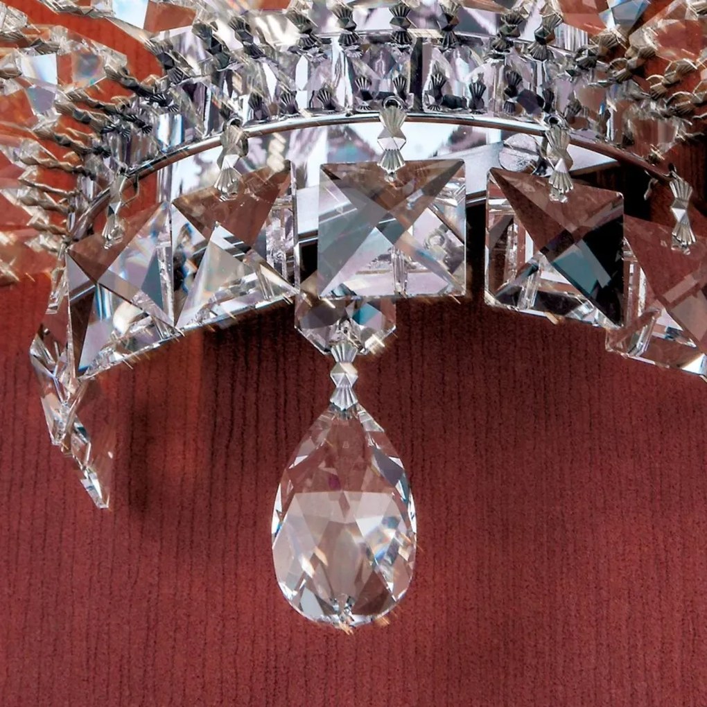 Aplica de perete cristal Swarovski AMBASSADOR crom