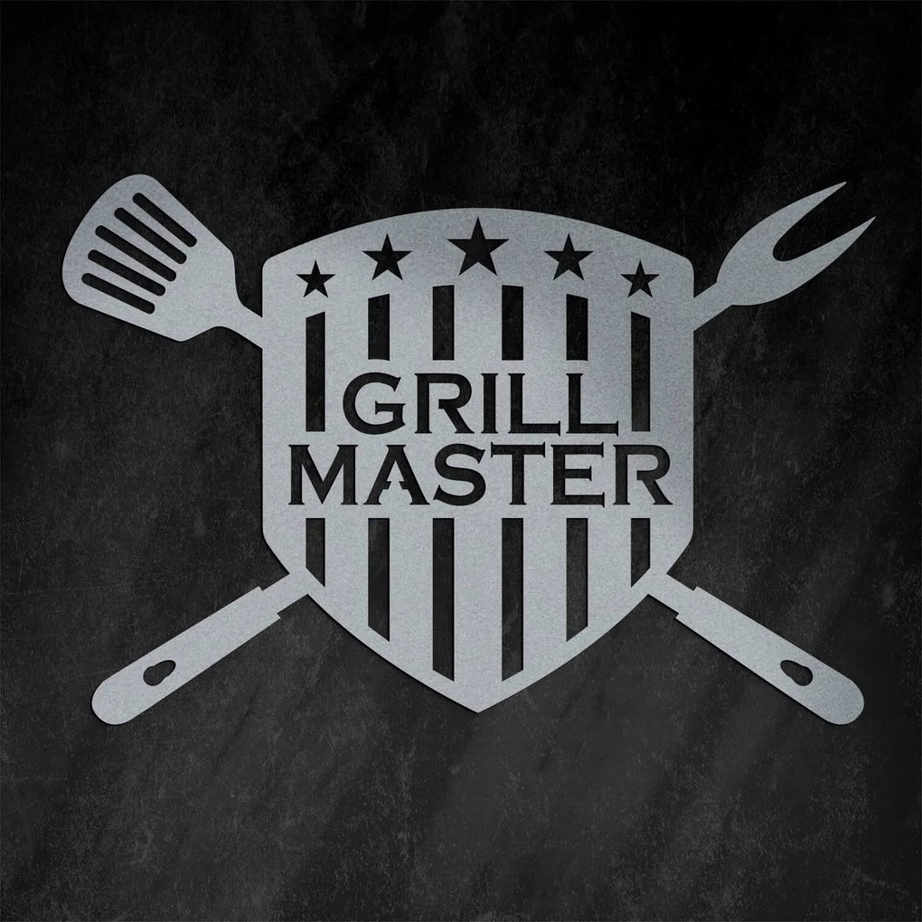 DUBLEZ | Tablou din lemn pentru bucătărie - Grill Master