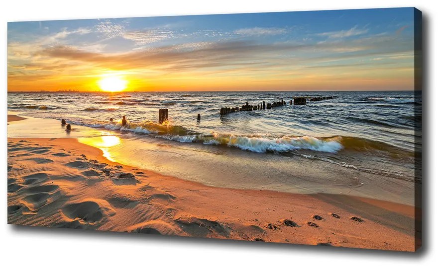 Pictură pe pânză Sunset beach