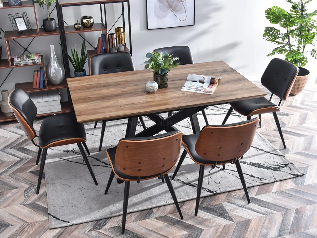 Scaun Grimo (nuc + negru). Promo -14%. 1111069