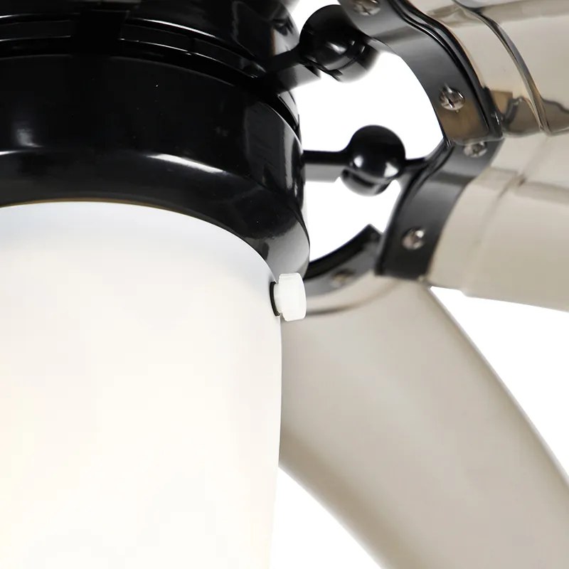 Ventilator de tavan negru cu telecomanda - Wings 42