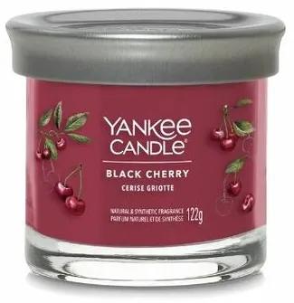 Lumânare parfumată Yankee Candle Signature Tumbler în borcan, mică, Black Cherry, 122 g