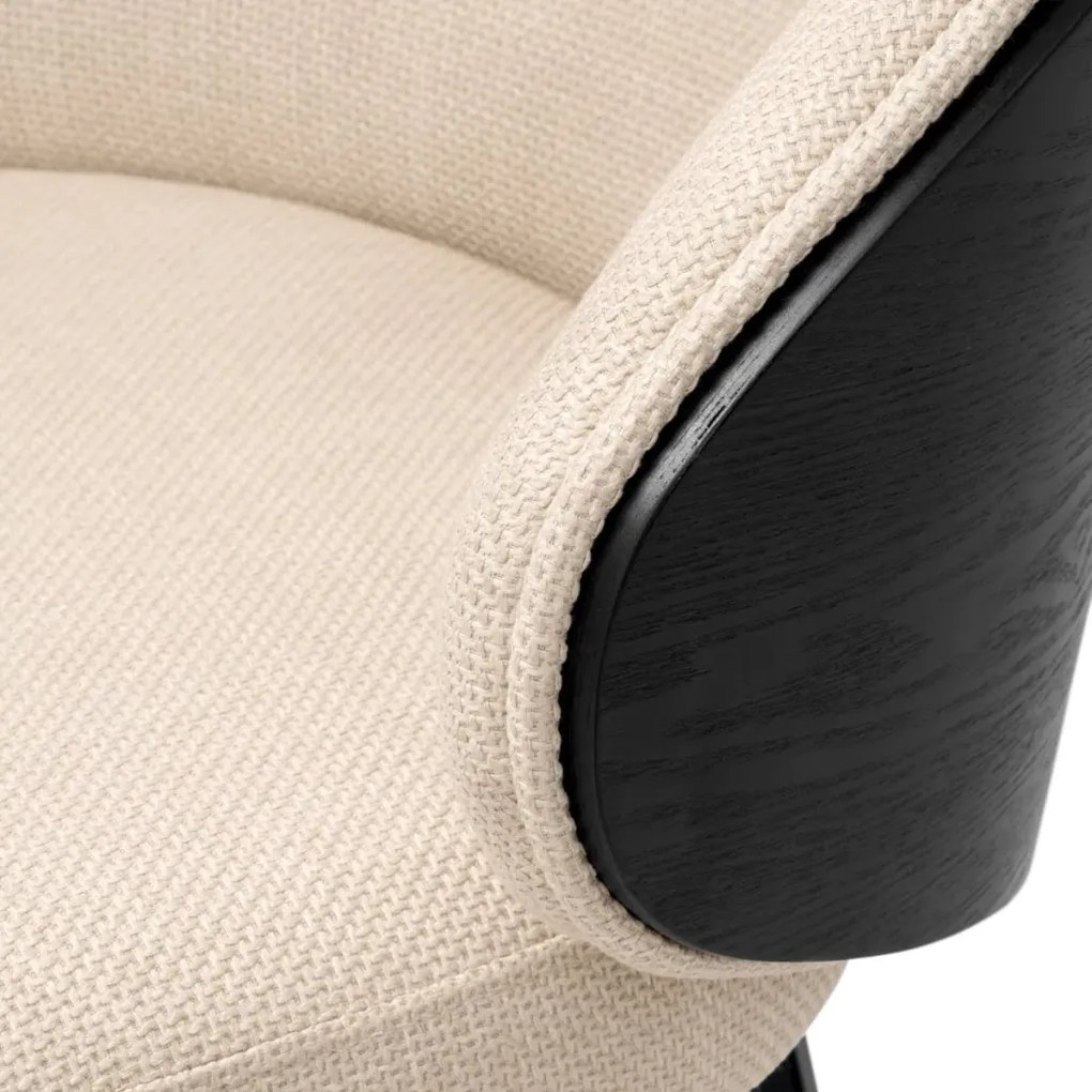 Scaun de bar design elegant LUX Camerota, Scalea sand