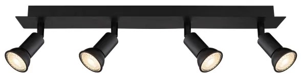 Spot DREW 4xGU10/35W/230V negru Globo 57998-4