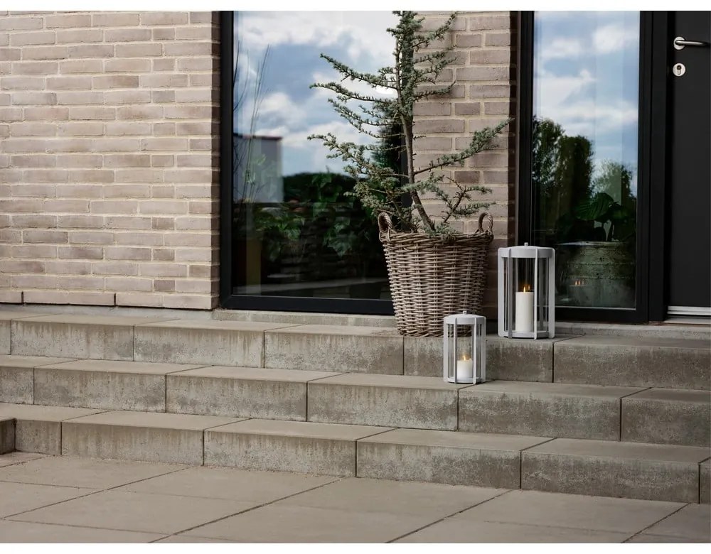 Felinar cu LED gri deschis cu USB (înălțime 35 cm) Firefly – Zone