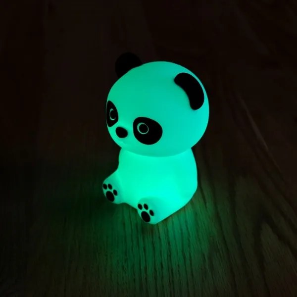 Lampă LED RGB tactilă dimabilă pentru copii MegaLight PADDY PANDA LED/5V