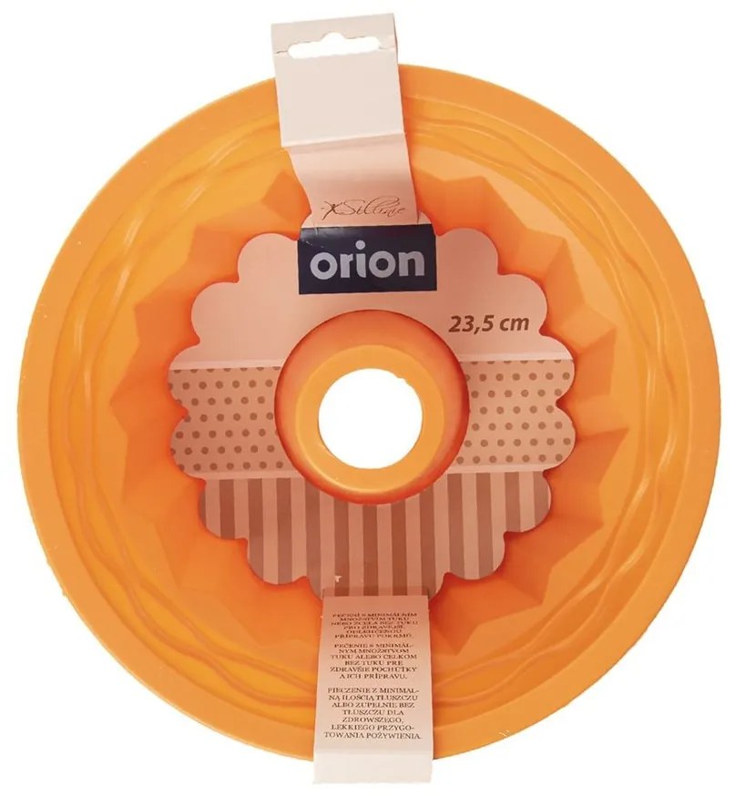 Formă de silicon Orion CHEC 23,5 cm,  portocaliu