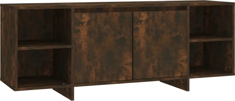 vidaXL Comodă TV, stejar fumuriu, 130x35x50 cm, PAL