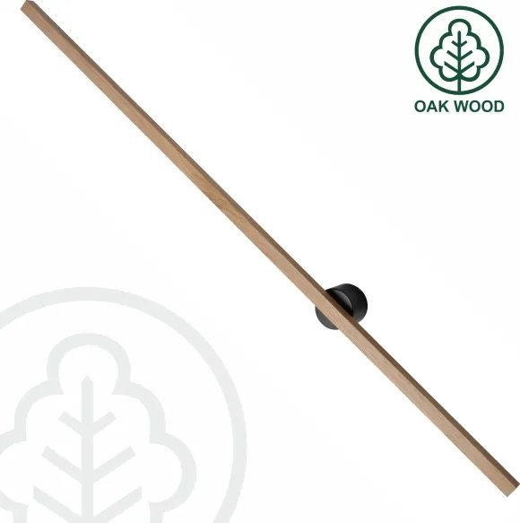 Brilagi - Aplica de perete WOODY LINE LED, 7W, 230V, 4000K, 60 cm, stejar