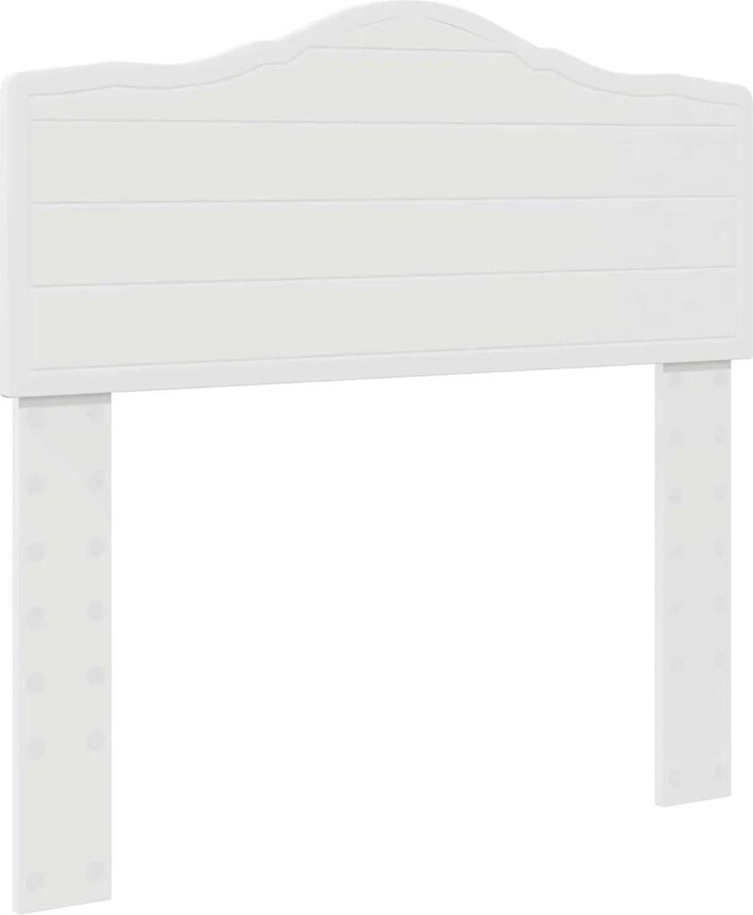 vidaXL Tăblie cap Alb 90 cm Lemn compozit