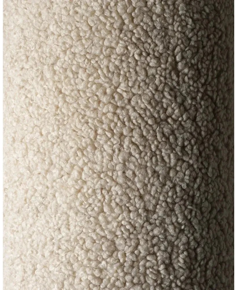 Pernă decorativă pentru copii maro deschis cu tapițerie din țesătură bouclé U – Wigiwama