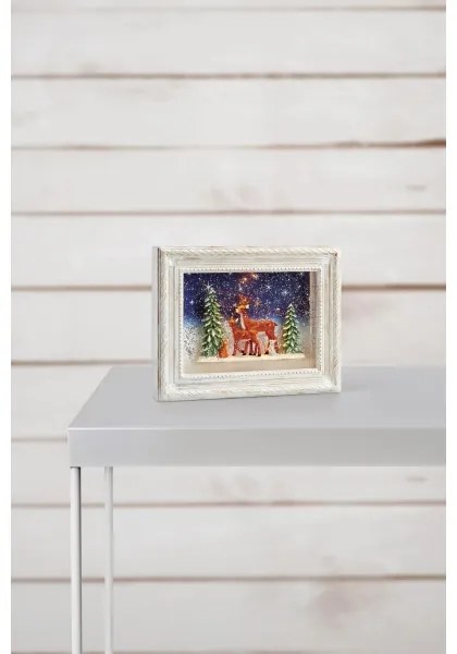 Decorațiune LED de Crăciun Markslöjd 705554 REINHARD LED/0,06W/4xAA/alb cald