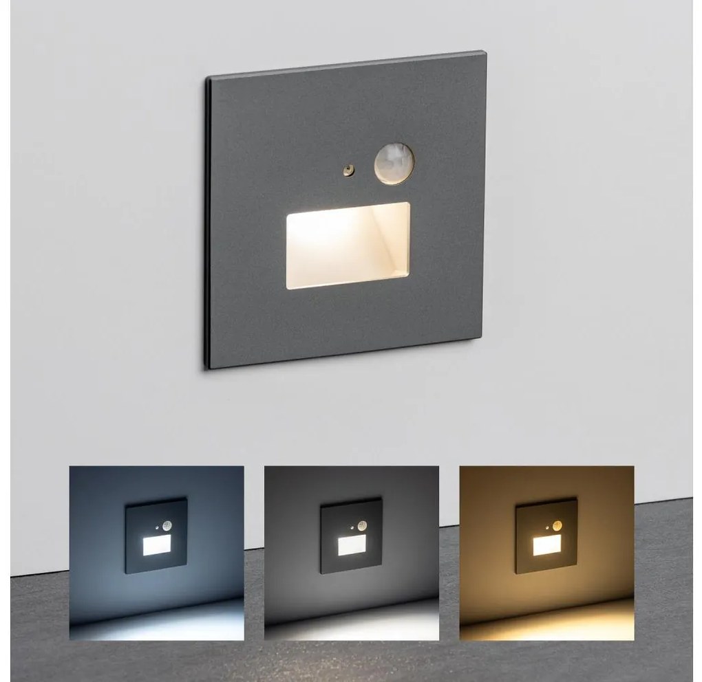 Aplica LED pentru scară cu senzor de mișcare, 1,5 W, 230 V, 3000/4000/6500 K