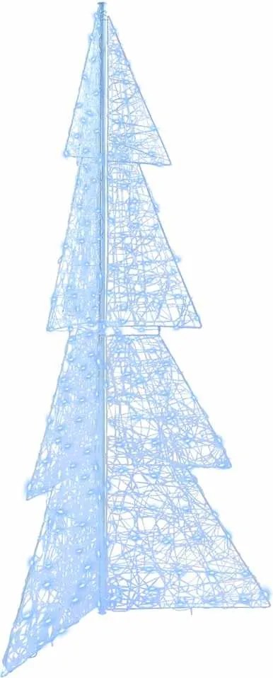 vidaXL Brad de Crăciun cu 240 LED Alb Rece 180 cm Acril