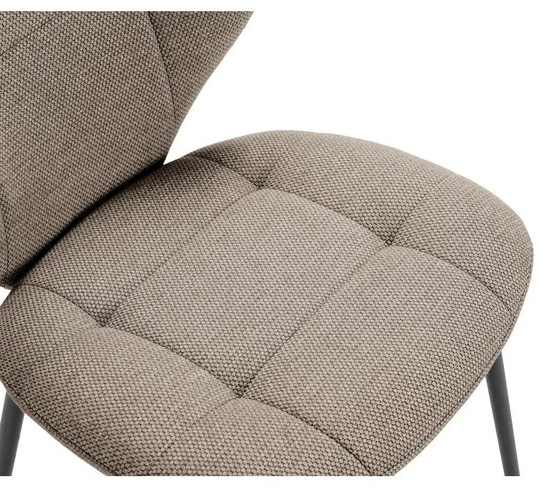 Scaune de dining bej 2 buc. Maori – Marckeric