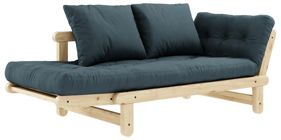 Canapea variabilă KARUP Design Beat Natural, albastru petrol