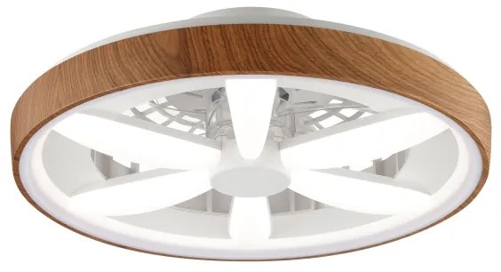 Ventilator LED RGBW dimabil de tavan GAIANO LED/24W/230V + telecomandă