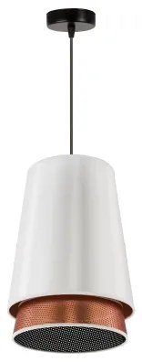 Lustră pe cablu BELL Duolla SHINY 1xE27/15W/230V d. 25 cm alb/cupru