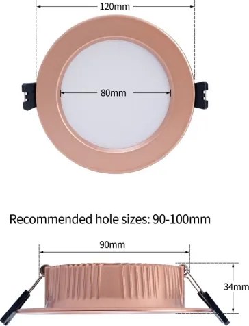 Immax NEO 07330L - LED reglabil downlight încastrat DOWN LED/12W/230V Wi‑Fi Tuya Ø 12 cm roz