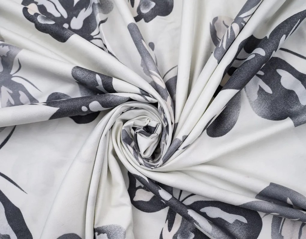 Lenjerie de pat din microfibra BLACK BUTTERFLY crem Dimensiune lenjerie de pat: 2 buc 70 x 80 cm | 160 x 200 cm