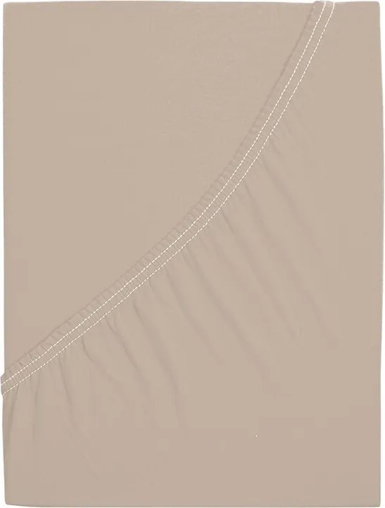 Cearșaf de pat 4Home jersey Ideal coffee, 60 x 120 cm