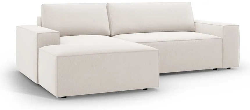 Colțar bej extensibil (cu colț pe partea stângă ) Jodie – Micadoni Home