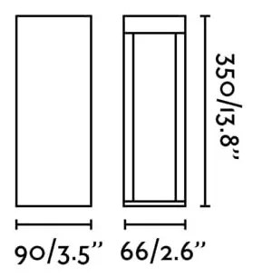 Stalp LED iluminat exterior IP65 CERLER H-35cm gri