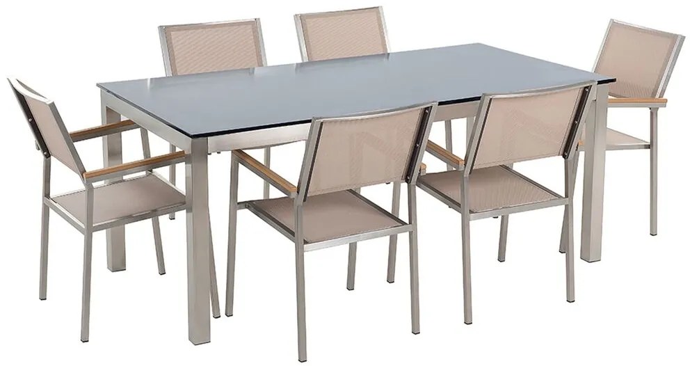 Set de masă pentru grădină Grosso (bej nisipiu). 1011748