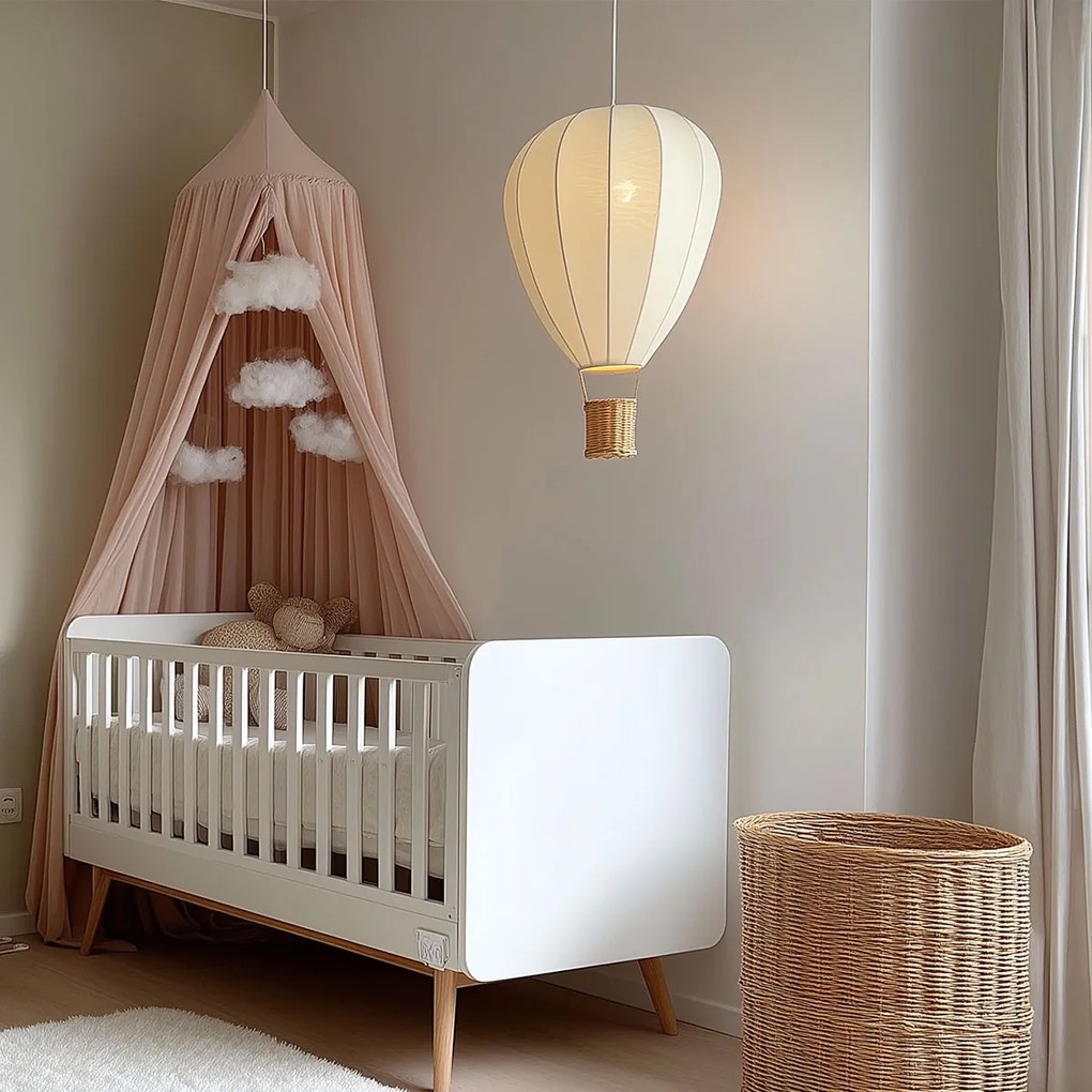 Lumină suspendată pentru copii bej Balon cu aer cald - Air Balloon