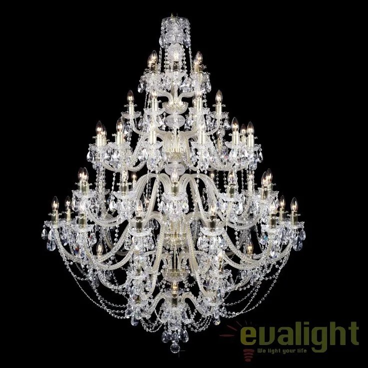 Candelabru XXXL cristal Bohemia 96 brate, L11 009/96/1-A