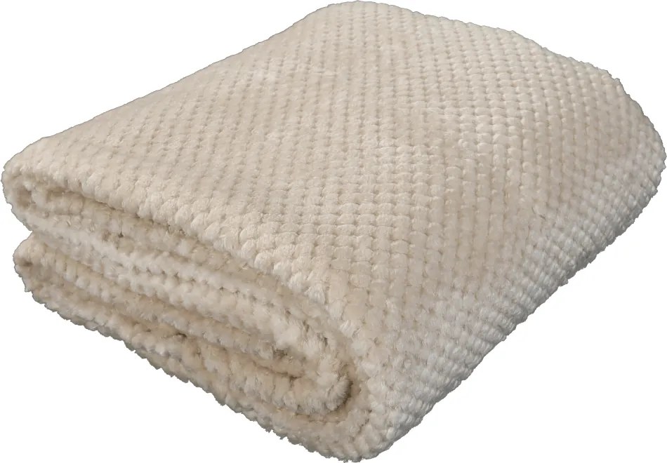 Pătură cu două feţe, bej-gri, 150x200, DEFANA TYP 2