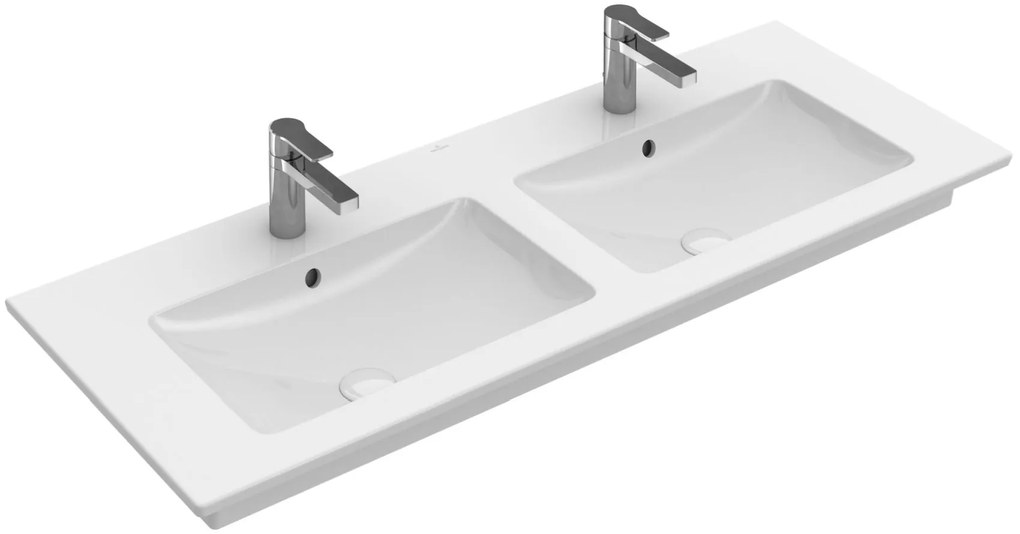 Villeroy &amp; Boch Venticello lavoar 130x50 cm dreptunghiular clasică-mobilier-dublă alb 4111DJR1