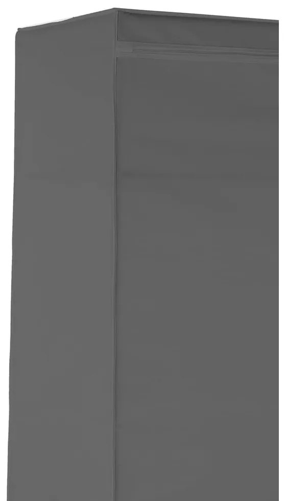 Șifonier gri din material textil 90x160 cm Dara – Premier Housewares