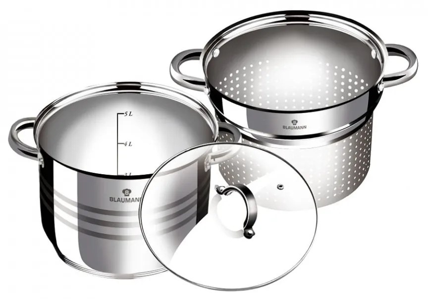 Set oale otel inoxidabil pentru paste si supe (3 piese) Gourmet Line Blaumann BL 3132