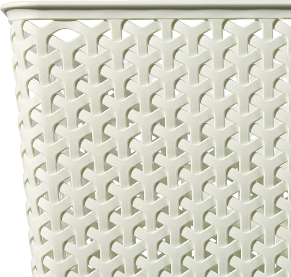 Cutie de depozitare Curver RATTAN 'Y' STYLE mare, crem
