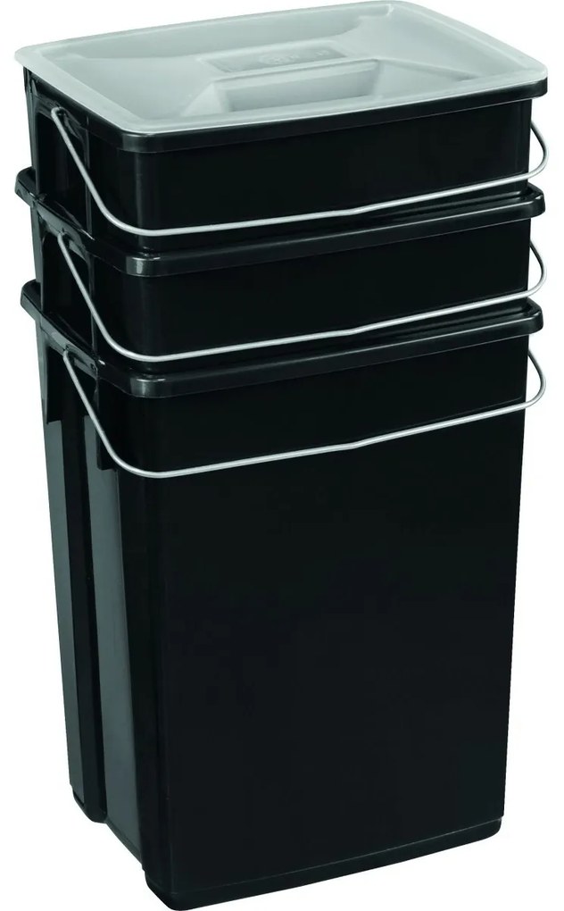 Set de reciclare Curver Biobox 2x10 l + 6 l