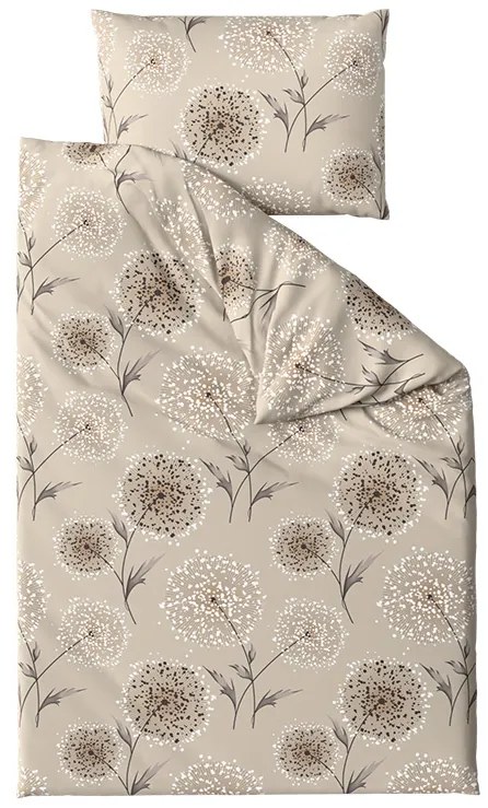 Lenjerie de pat din bumbac PAMPELINO bej Dimensiune lenjerie de pat: 2 buc 70 x 90 cm | 200 x 220 cm