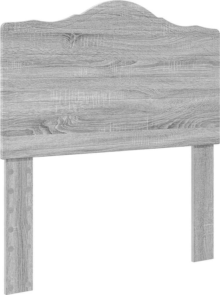 vidaXL Tăblie cap Gri Sonoma 75 cm Lemn compozit