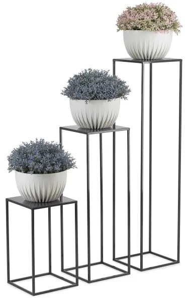 Suport de flori 100x24 cm antracit