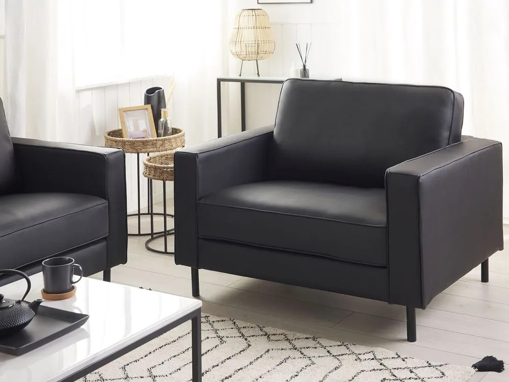 Set canapele Skive (negru). 1011108