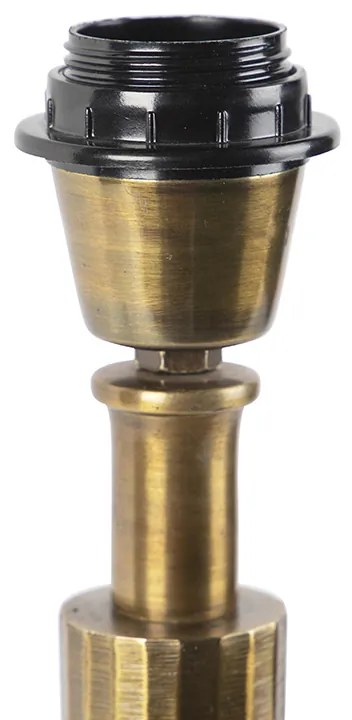Lampă de masă Art Deco bronz fără abajur - Torre