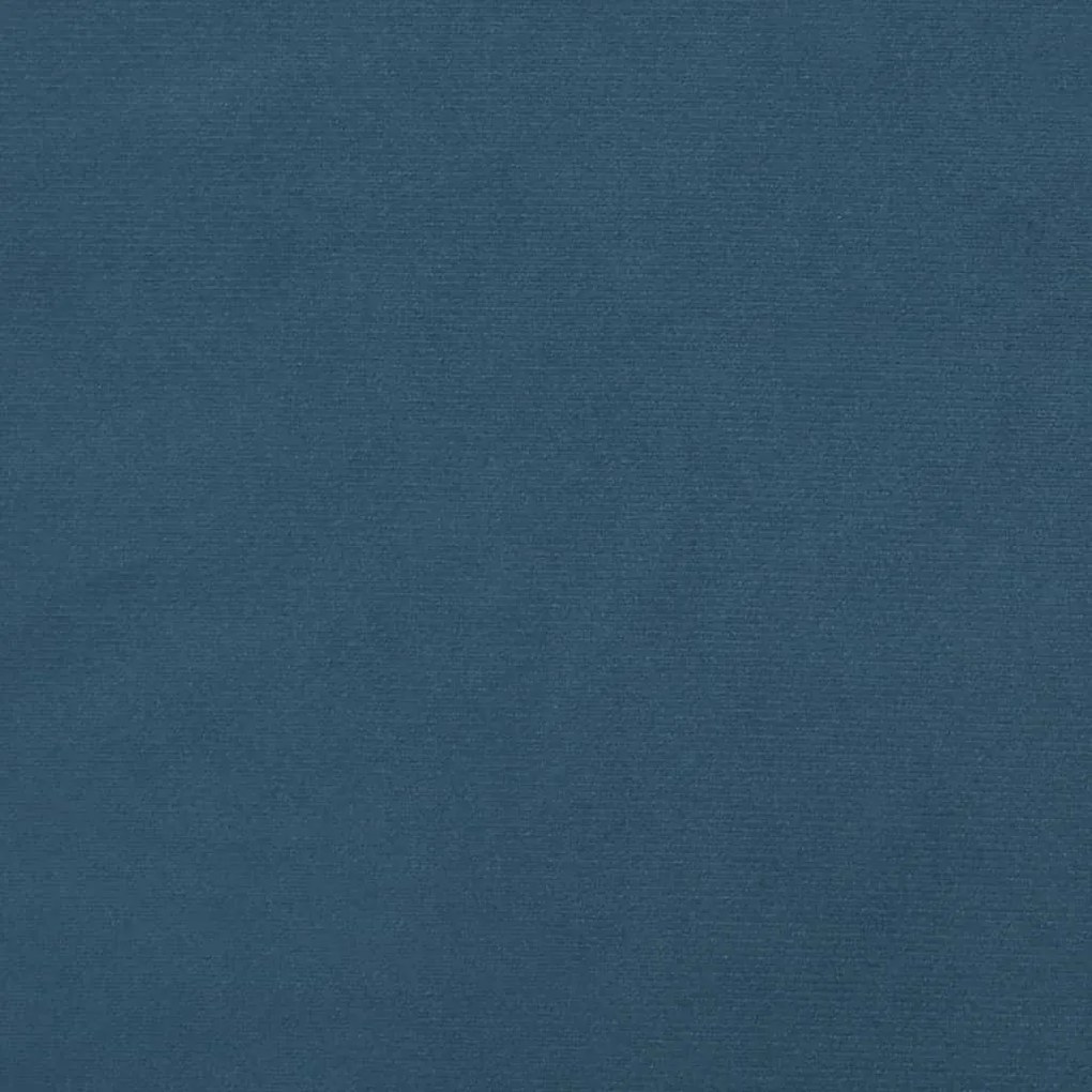 Cadru de pat box spring, albastru inchis, 140x200 cm, catifea Albastru inchis, 25 cm, 140 x 200 cm