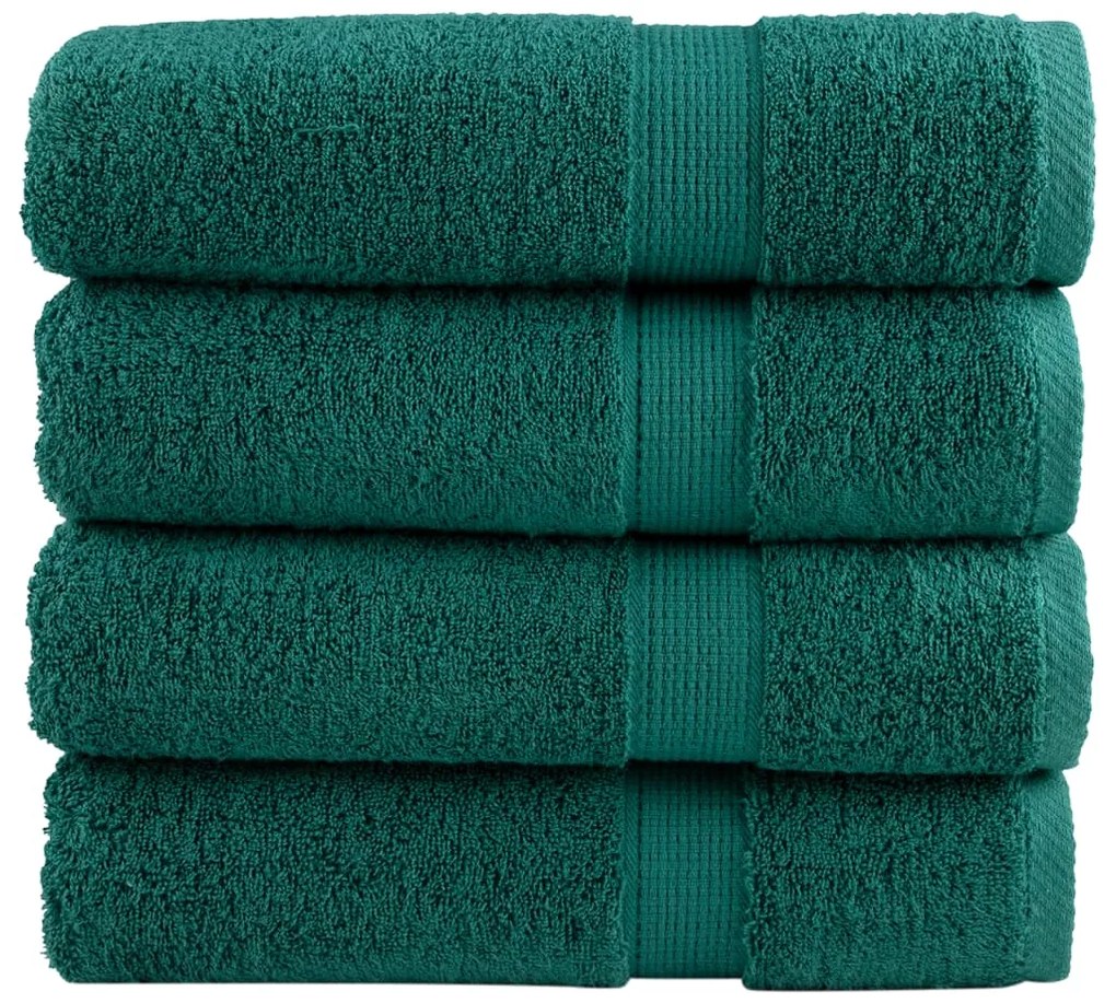 vidaXL Prosoape de baie premium SOLUND 4 buc. 100x150 cm 600 gsm