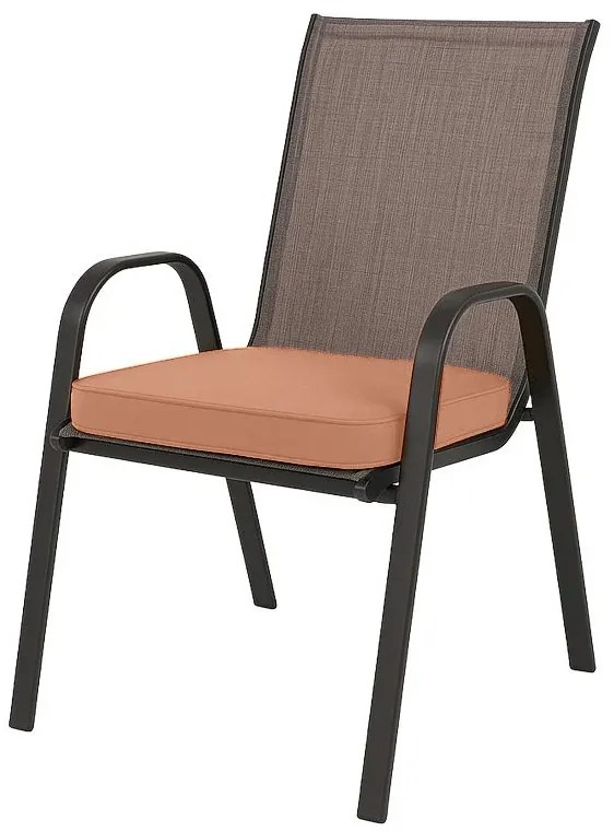 Perna de scaun pentru exterior VIREON 44x45 cm, maron-portocaliu