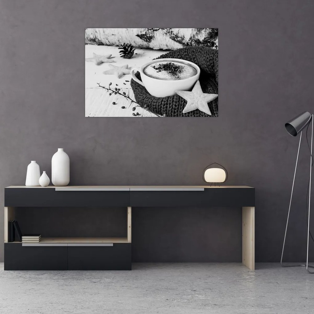 Tablou - Cappuccino de iarnă (90x60 cm)