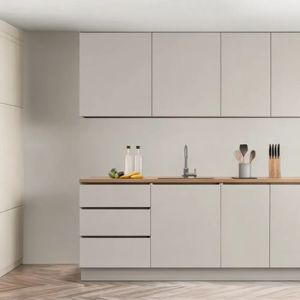 Mobilier de bucătărie, 2 m, caşmir, ASTI