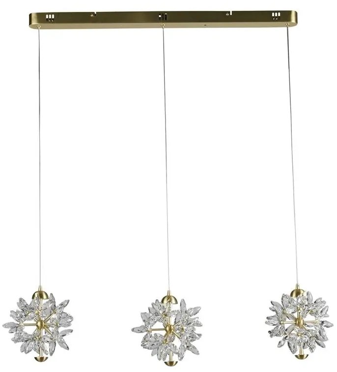 Lustra LED suspendata cristal design lux elegant BELLE 3L