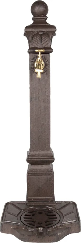 Cismea de gradina din fier maro auriu 29 cm x 33 cm x 80 h
